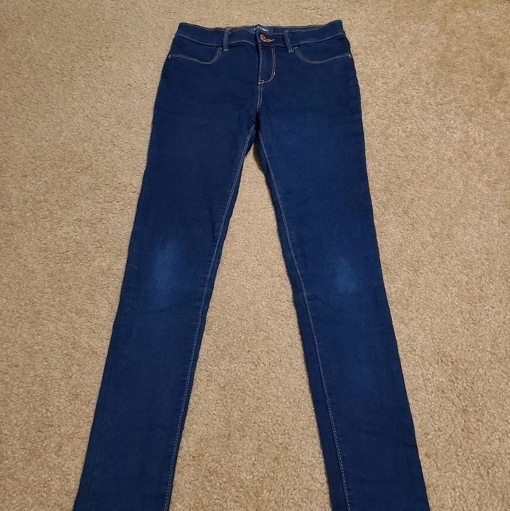 𝅺OLD Navy Girl's Ballerina Blue Jeans, size 14